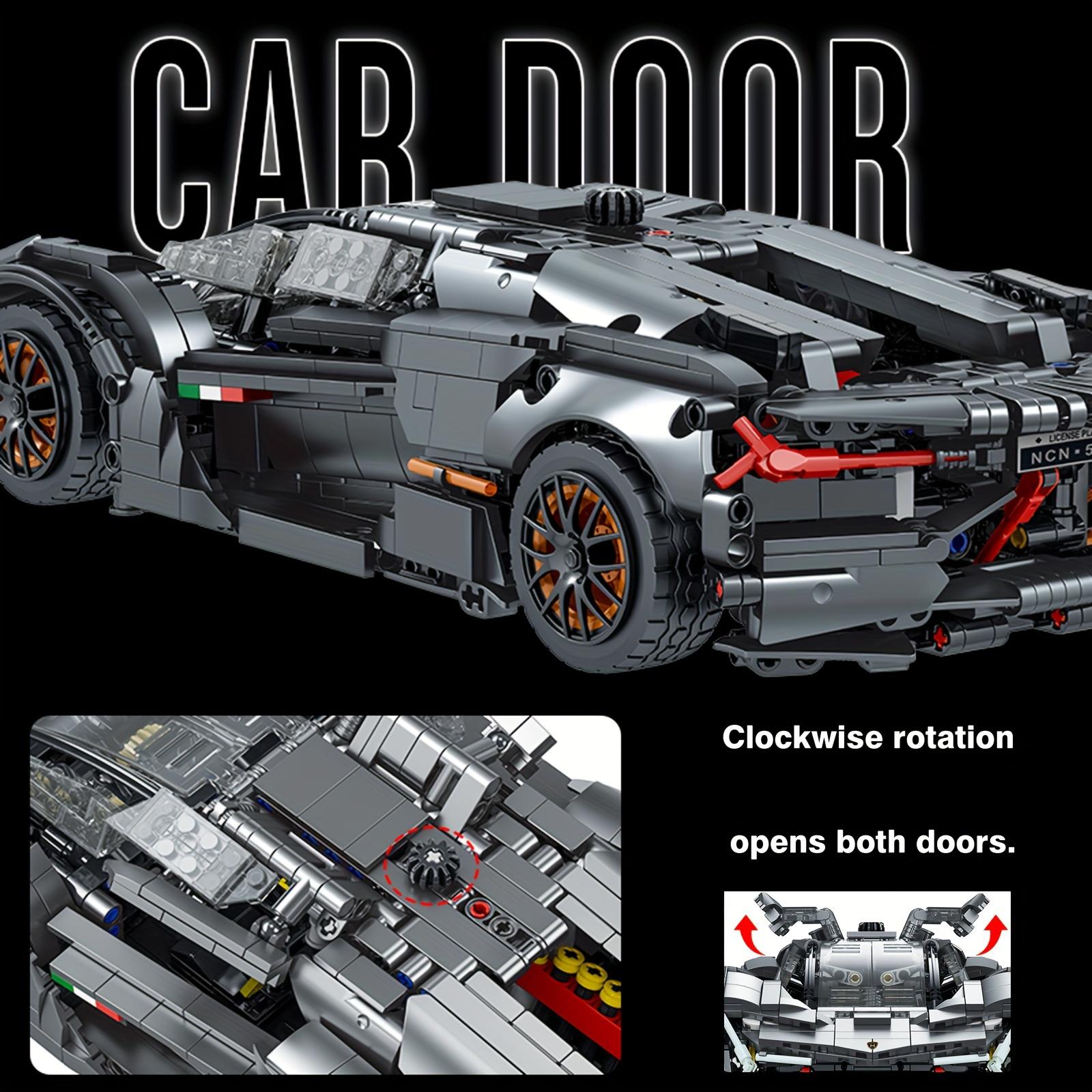 MOC Sports Car 1:14 Scale Building Blocks Set - Collectible Model Building Kit for Boys, Girls, and Teens - 1512 PCS - Plastic Construction