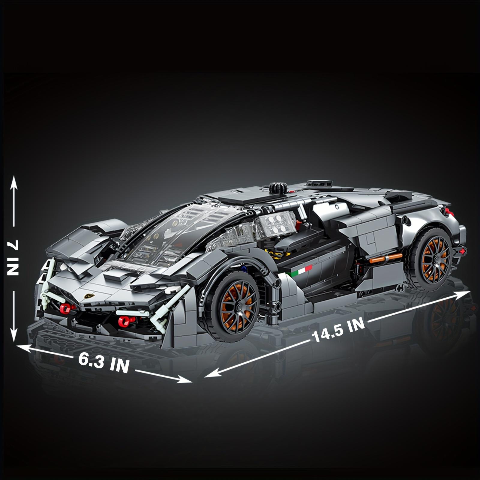 Sports Car MOC 1:14 Scale Building Blocks Set - Collectible Model Building Set, Supercar Building Kit - Plastic - For Boys, Girls, And Teens - Perfect Gift for Sports Car Fans - 1512 PCS