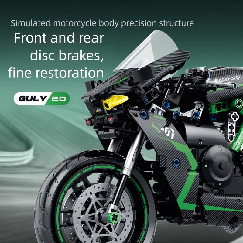 Motorcycle Building Blocks Toy Suit, 1:8 Scale Model Gift, Suitable for Adult Motorcycle Model Halloween Christmas GiftMotorcycle Building Blocks Toy Suit, 1:8 Scale Model Gift, Suita-
