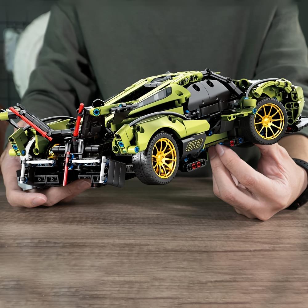 Sports Car Building Blocks Toys Adults Kits, 1:14 MOC Building Set Raceing Car Model (1039 Pieces)