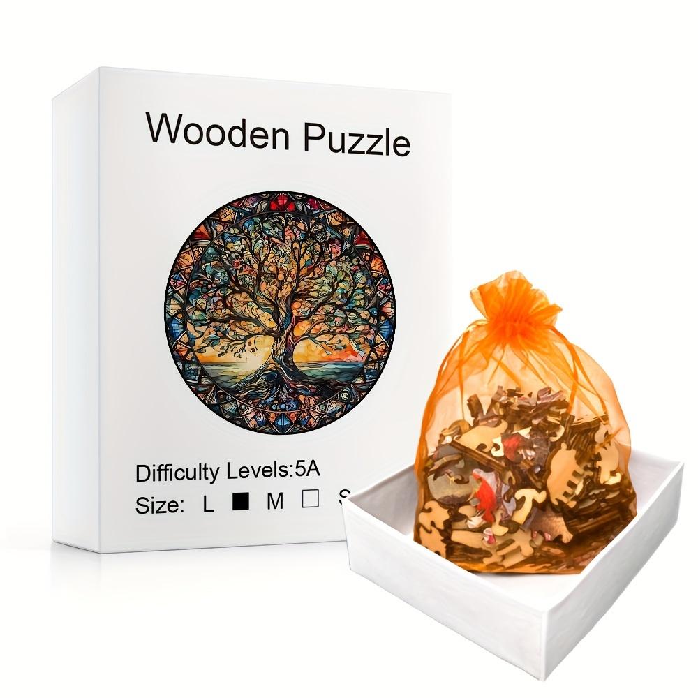 Tree of Life Alien Animal Wooden Puzzle Box - Birthday Gift, Halloween & Christmas