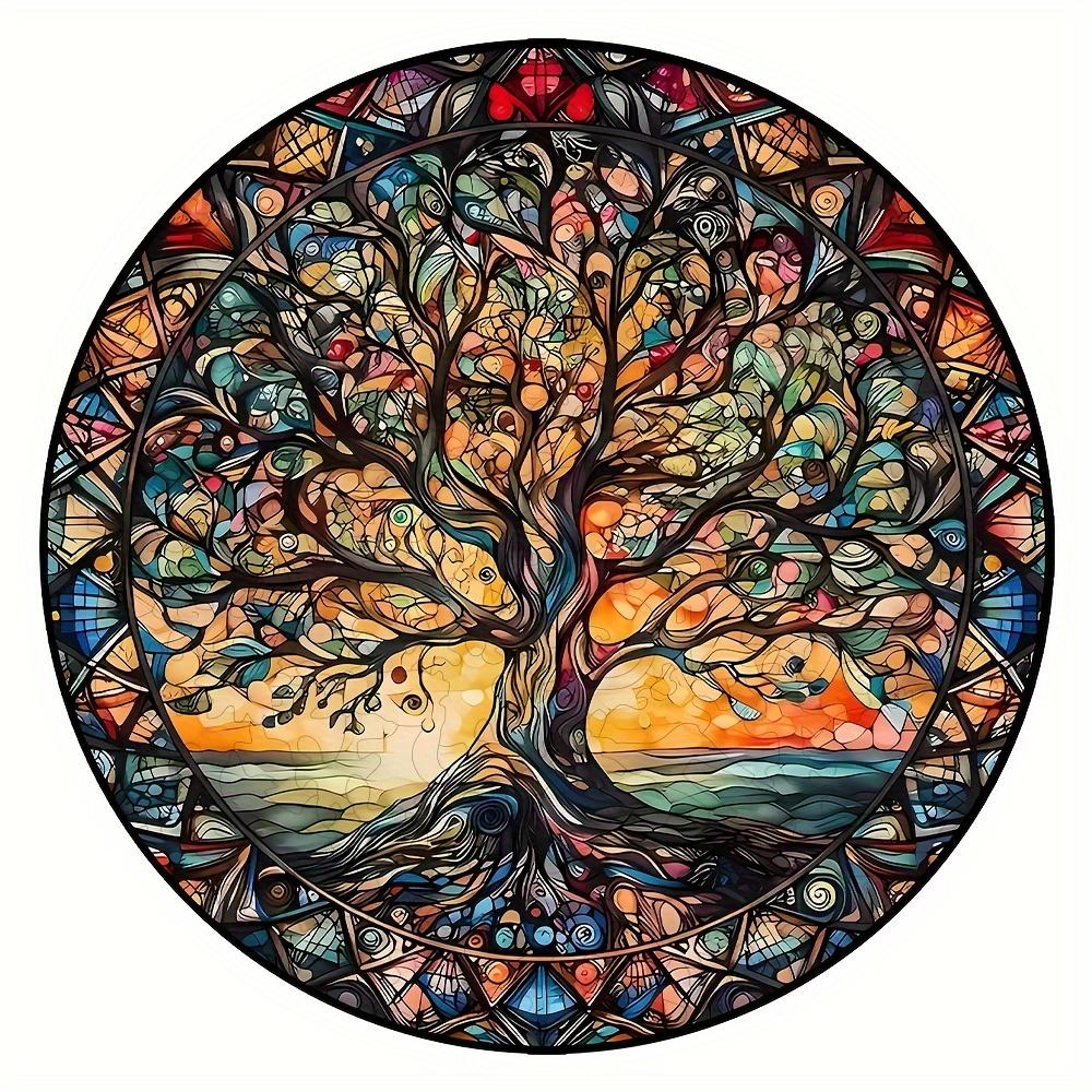 Tree of Life Alien Animal Wooden Puzzle Box - Birthday Gift, Halloween & Christmas