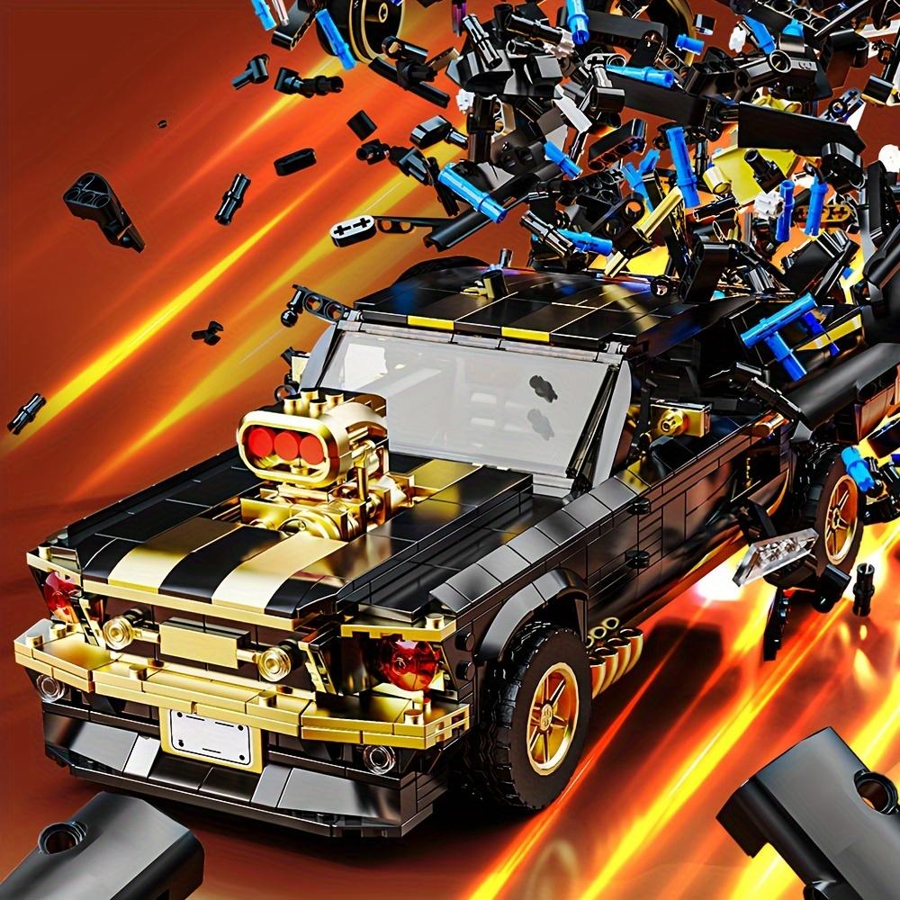 Premium Sports Car Building Blocks Set for Adults - 1680pcs Collectible Model, Perfect Gift for Racing Enthusiasts, Durable ABS Material