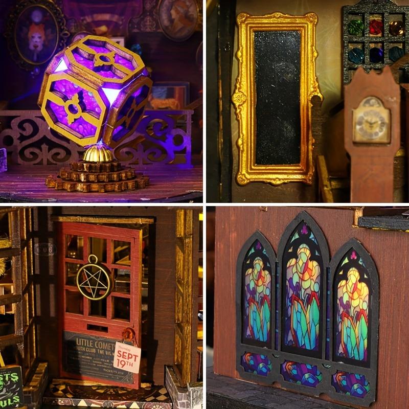 MAOMIYU Vintage Magic Treasure House DIY Wooden Model Kit, 3D Puzzle, Home Decoration, Gift for Christmas, Ages 14 +