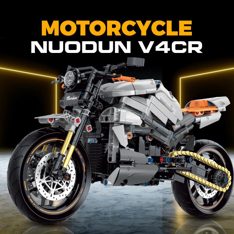 Motorcycle Building Blocks Toy Suit, 1:8 Scale Model Gift, Suitable for Adult Motorcycle Model Halloween Christmas GiftMotorcycle Building Blocks Toy Suit, 1:8 Scale Model Gift, Suita-