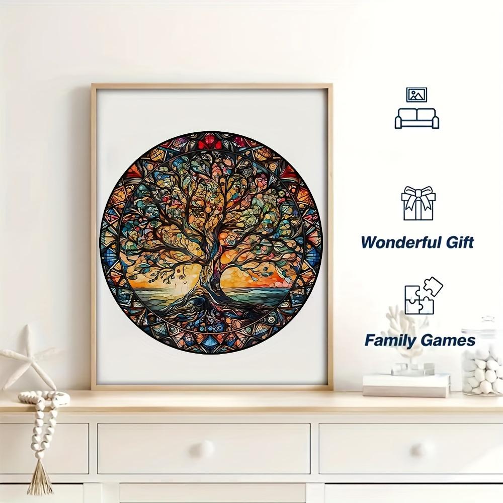 Tree of Life Alien Animal Wooden Puzzle Box - Birthday Gift, Halloween & Christmas