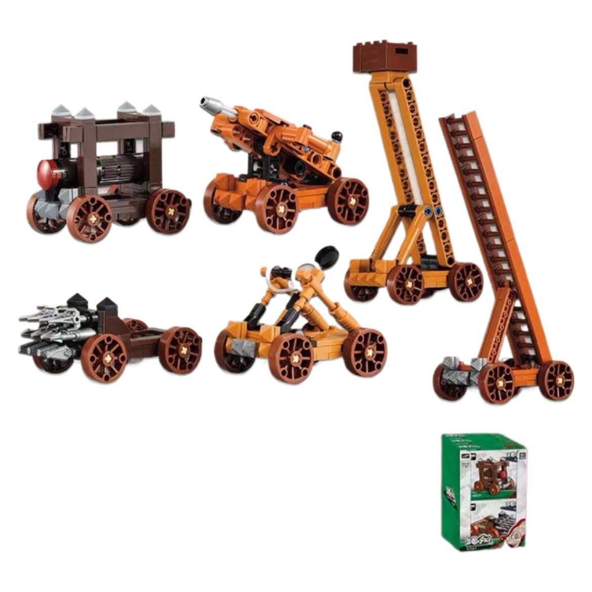 Diku Three Kingdoms Xiaoxia City Wall Main City Corner Tower Ancient City Tower National Trend Assembly Building Blocks Model 20510