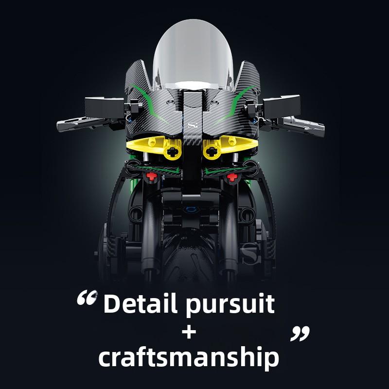 Motorcycle Building Blocks Toy Suit, 1:8 Scale Model Gift, Suitable for Adult Motorcycle Model Halloween Christmas GiftMotorcycle Building Blocks Toy Suit, 1:8 Scale Model Gift, Suita-