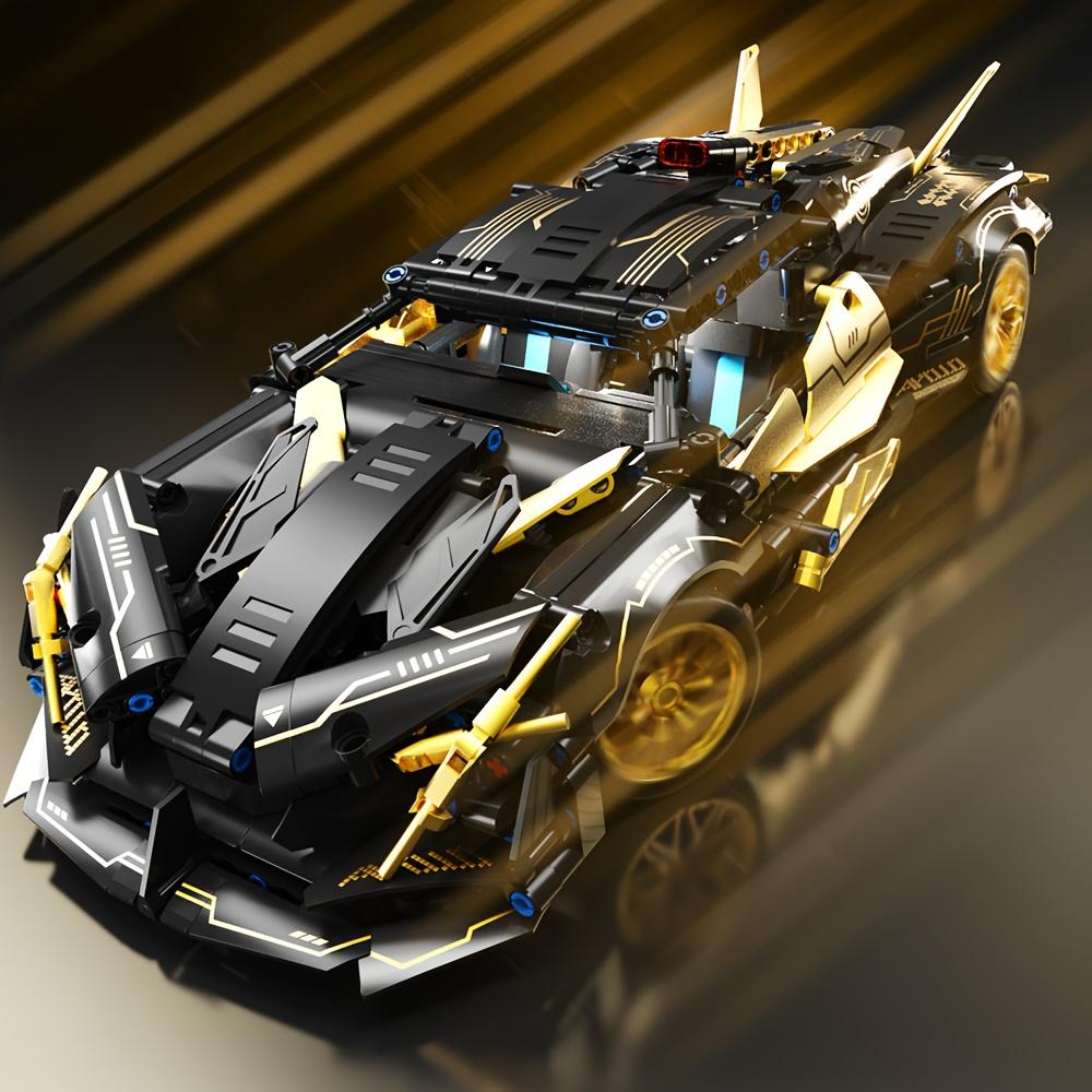1224pcs Sports Car Building Blocks Toys, 1:14 Scale Challenge Racing Car Model Building Set, Birthday Gifts For Adult