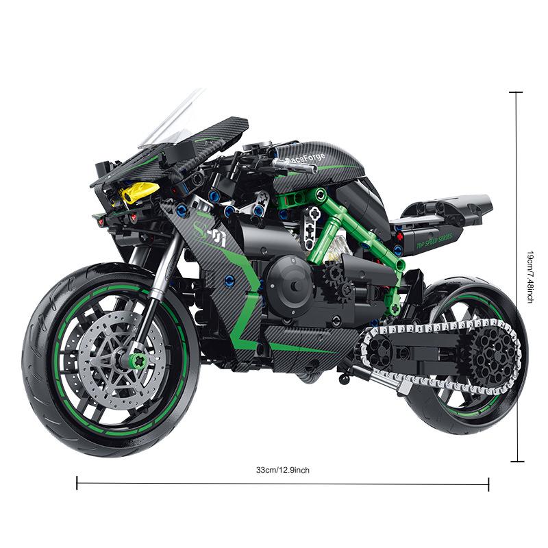 Motorcycle Building Blocks Toy Suit, 1:8 Scale Model Gift, Suitable for Adult Motorcycle Model Halloween Christmas GiftMotorcycle Building Blocks Toy Suit, 1:8 Scale Model Gift, Suita-