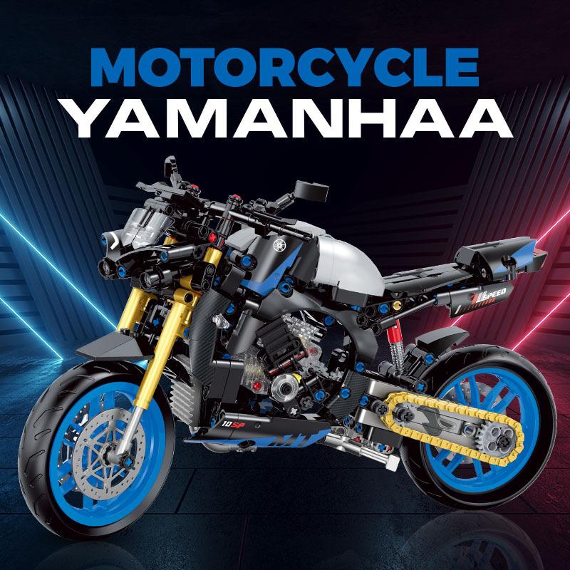 Motorcycle Building Blocks Toy Suit, 1:8 Scale Model Gift, Suitable for Adult Motorcycle Model Halloween Christmas GiftMotorcycle Building Blocks Toy Suit, 1:8 Scale Model Gift, Suita-